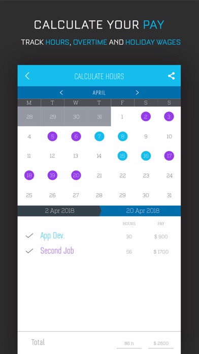 Hours Tracker: Work Scheduling screenshot 4