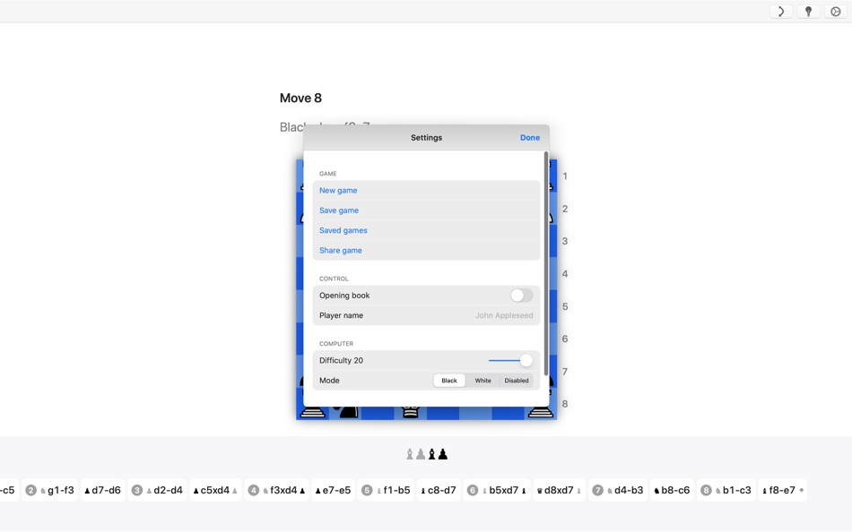 #3. ChessBot 2 (macOS) 由: Hengyu Zhou