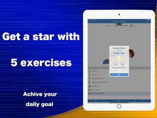 HandyFitness - Home Workout iPad screenshot