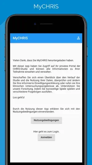 MyCHRIS screenshot 1
