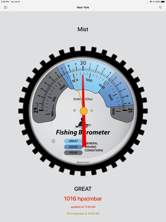 Fishing Barometer on the App Store