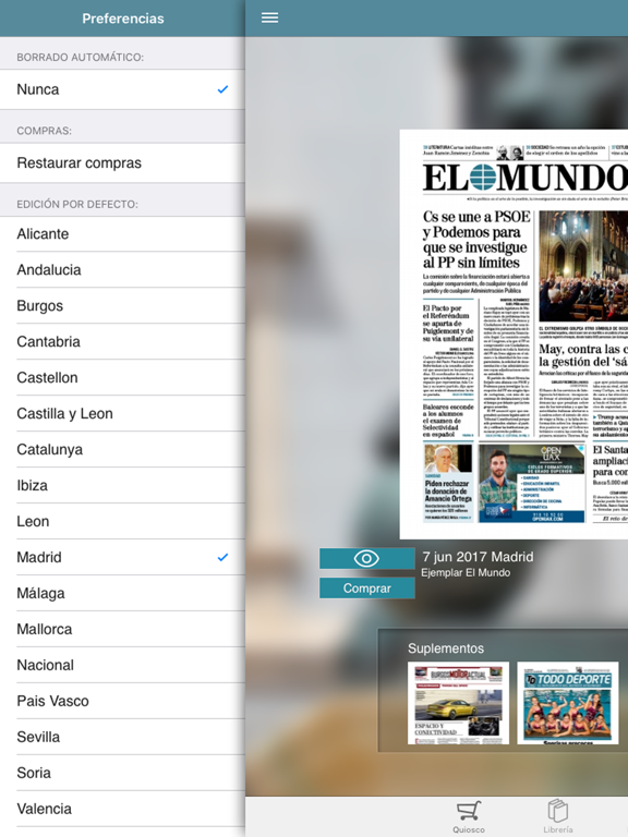 Screenshot #6 pour El Mundo Edición Impresa