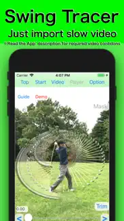 golf swing shot tracer iphone screenshot 1