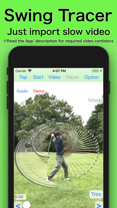 Screenshot #1 pour Golf Swing Shot Tracer