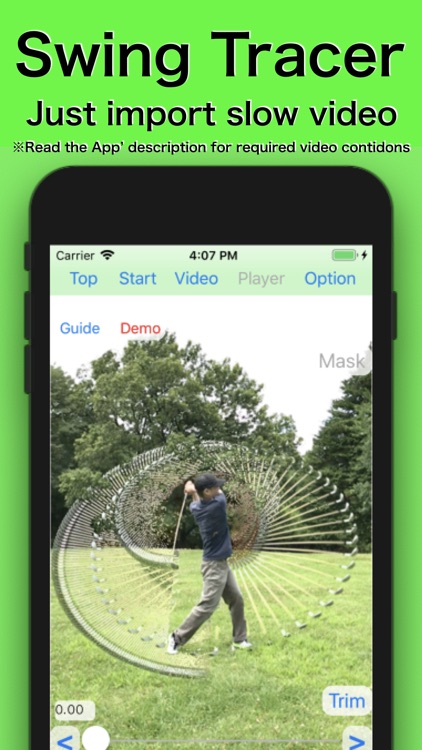 Golf Swing Shot Tracer screenshot-0