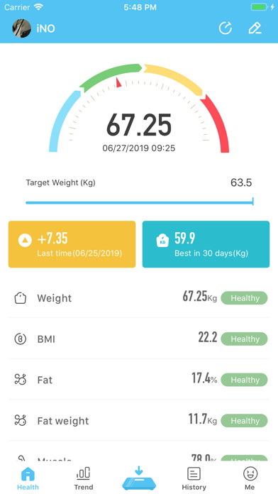 iNO Health Screenshot