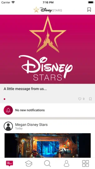 Captura de pantalla de Disney Stars en iPhone 1