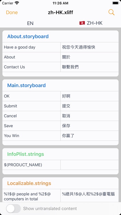 XliffTool