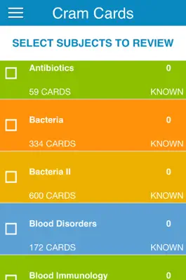 Game screenshot USMLE Microbio/Path Cram Cards mod apk