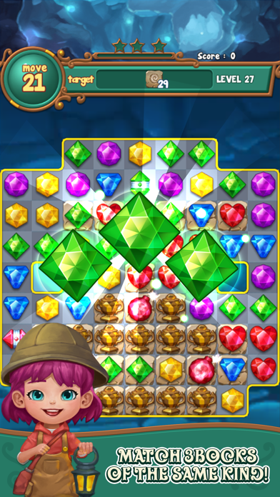 Jewels fantasy : match3 puzzle Screenshot