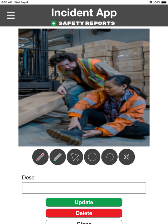 Safety Incident Reports | SR iPad screenshot 6 - Business app