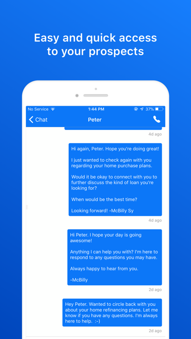 Screenshot #2 pour Prospect Messenger