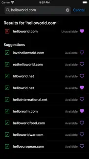 domain names iphone screenshot 4
