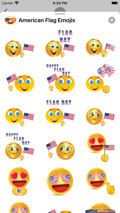 Screenshot #3 pour American Flag Emojis