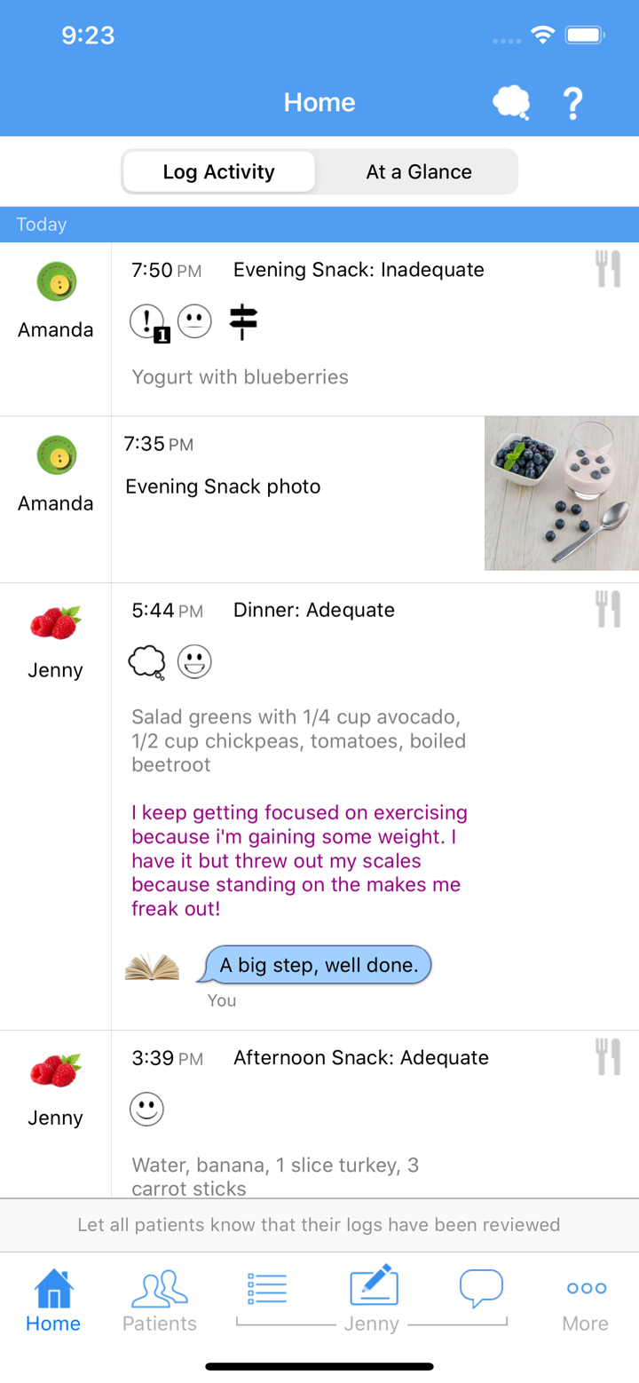 Recovery Record for Clinicians screenshot 1