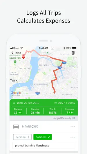 Mileage Tracker by Psngr screenshot 3