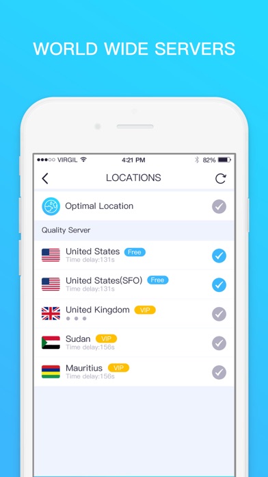 VPN for iPhone - Unlimited VPN Screenshot