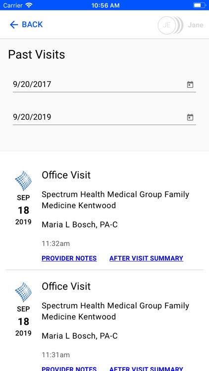 Spectrum Health MyHealth screenshot-4