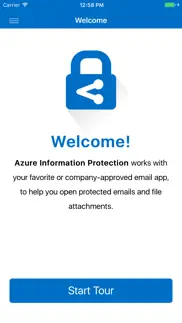 azure information protection iphone screenshot 1