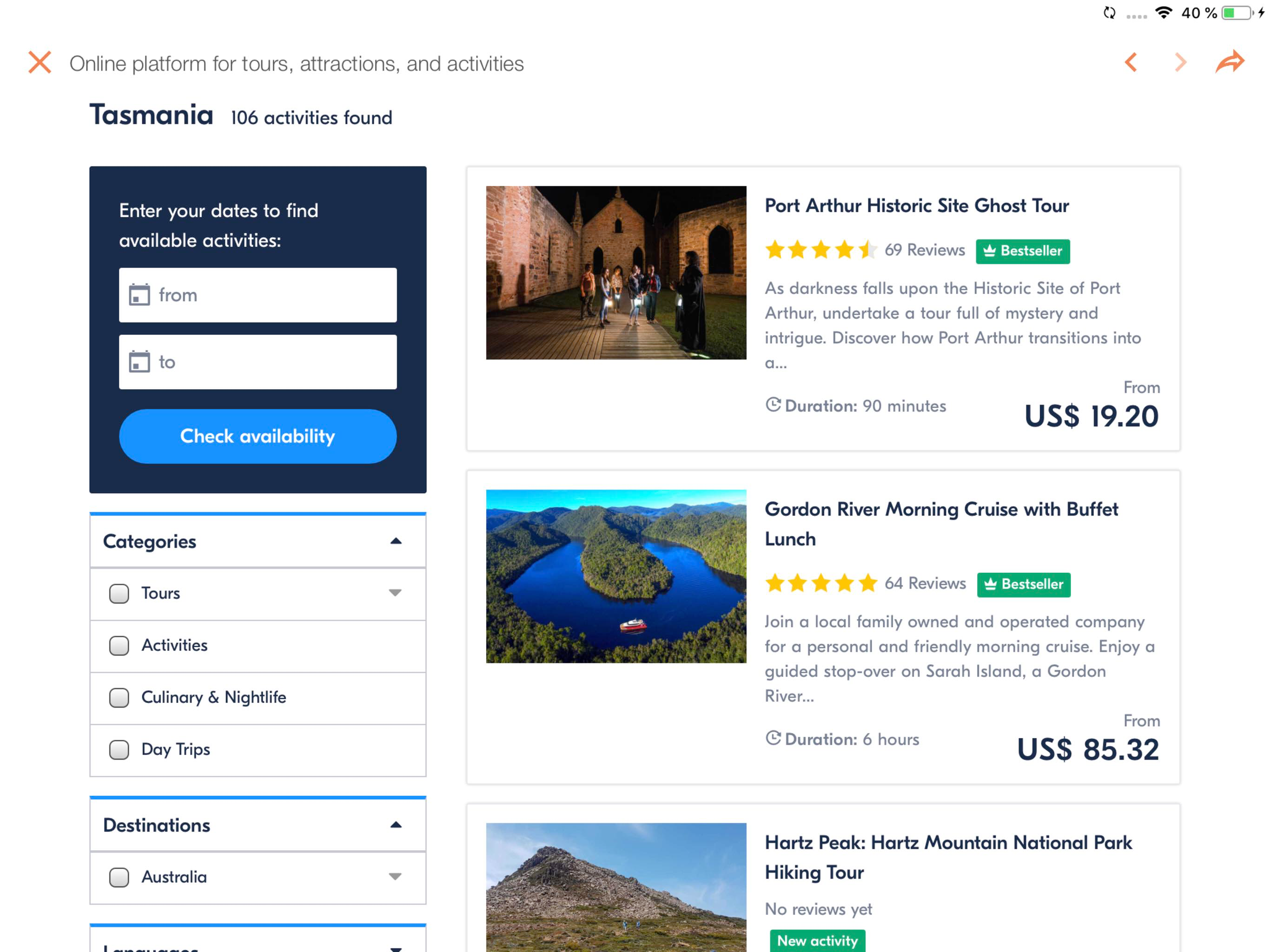 Tasmania Travel Guide . screenshot 12