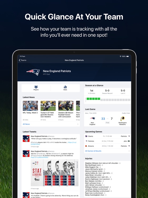 Pro Football Live for iPad screenshot-5