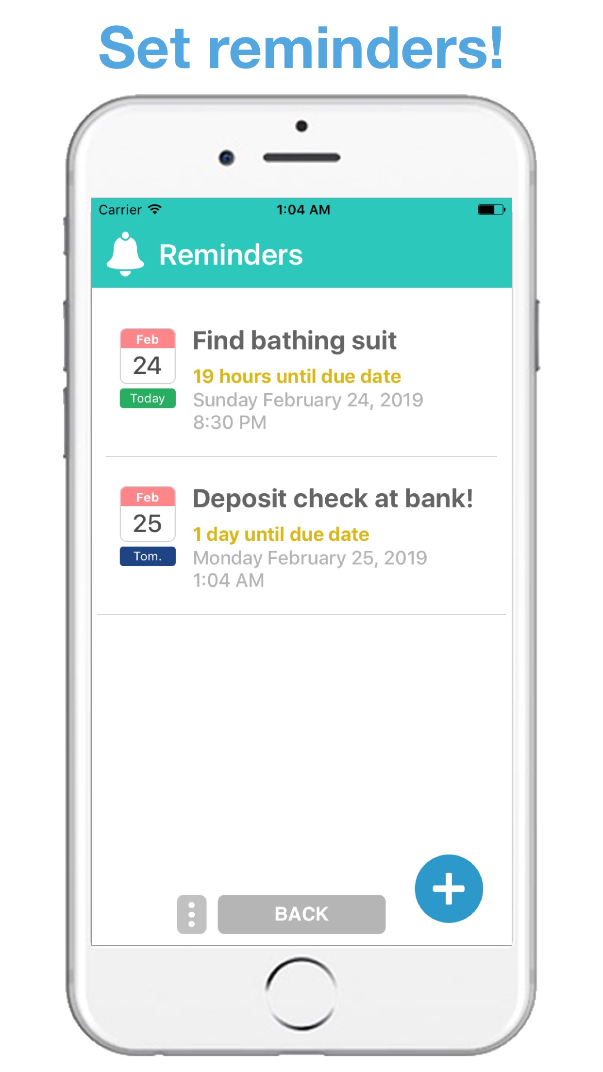 Screenshot do app Life Lists: List Organizer