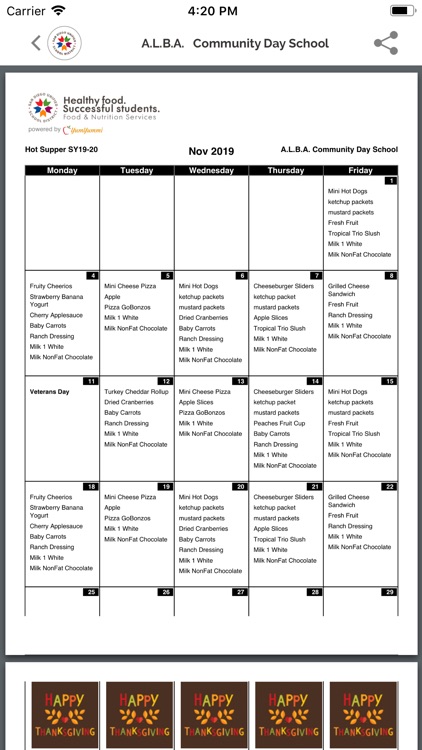 YumYummi Digital School Menus screenshot-7