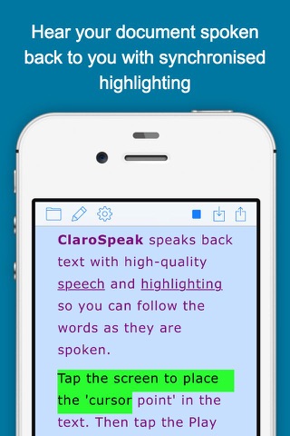 ClaroSpeak - náhled