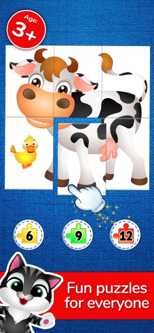 123 Kids Fun PUZZLE BLUE - Educational Puzzle Games for Preschool Kids and  Toddlers::Appstore for Android