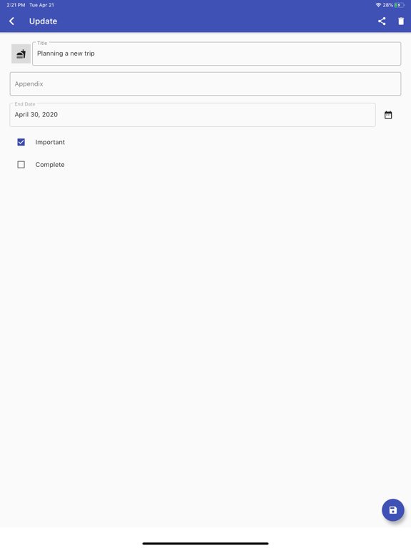 Screenshot #6 pour My ToDo apps