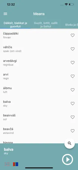 Game screenshot Mearra - Samisk Sjøterminologi apk