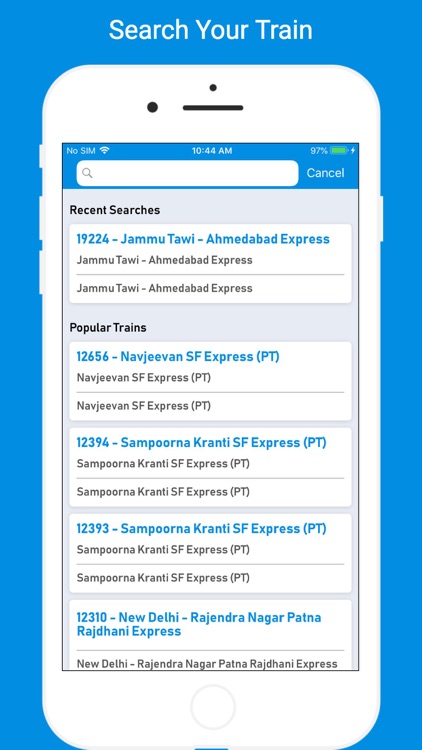My Train Info - IRCTC & PNR