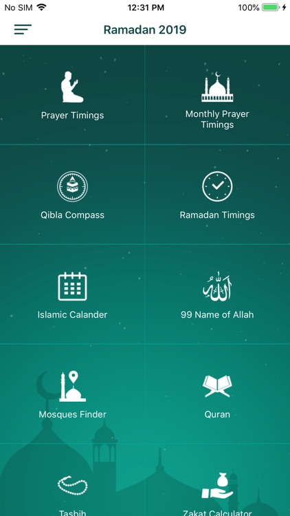 Ramadan 2019 - Prayer Times