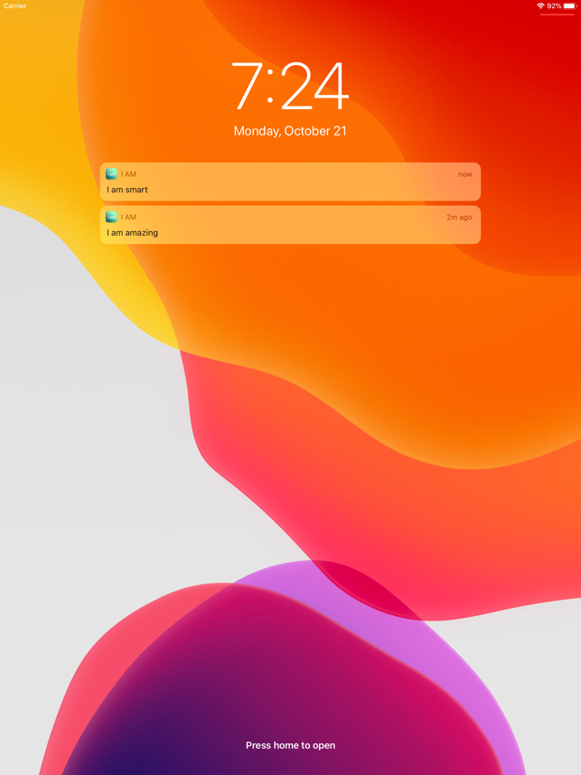 i am - positive affirmations screenshot