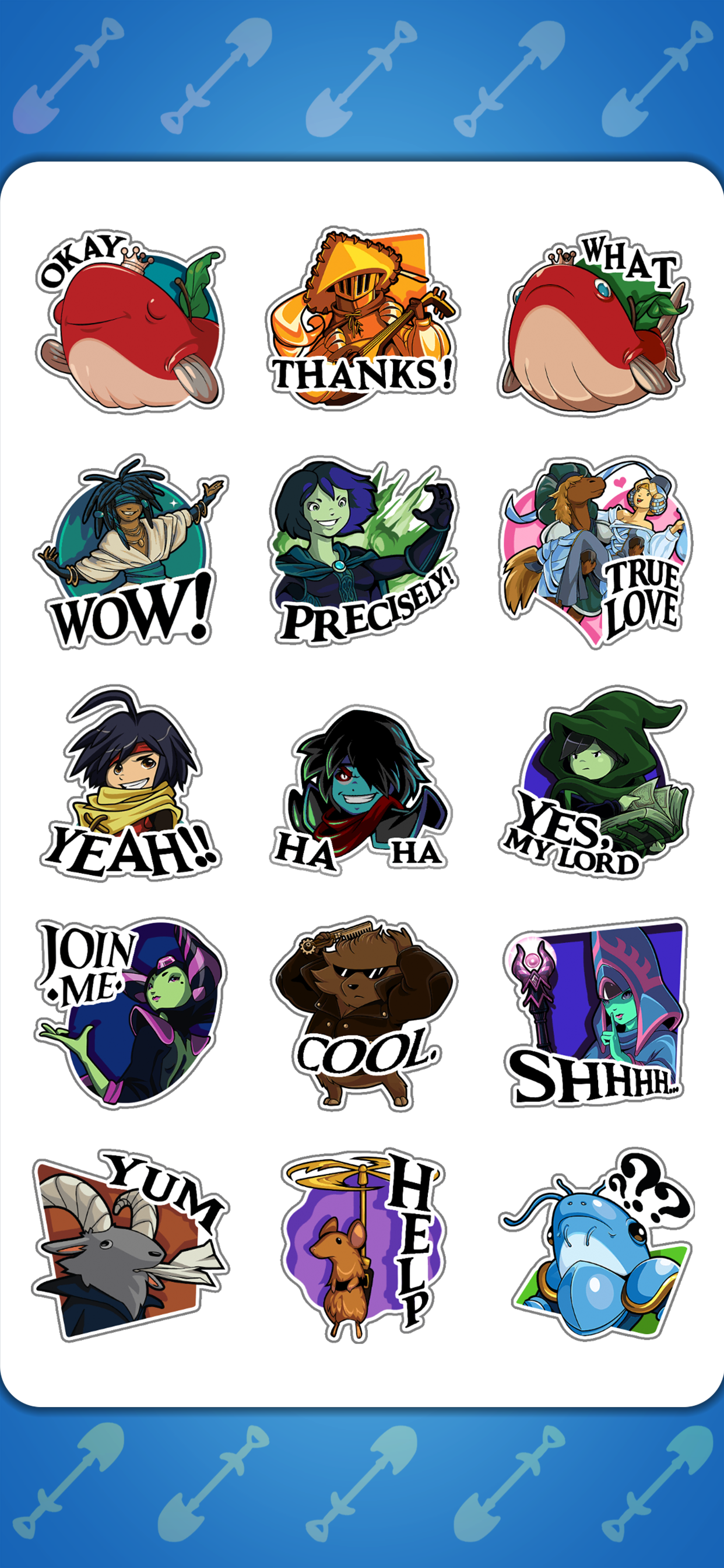 Shovel Knight Stickers screenshot 3