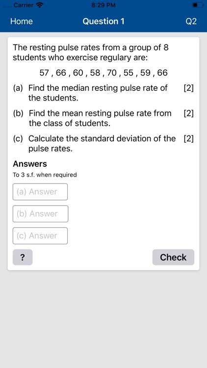 DP Math Studies Quiz
