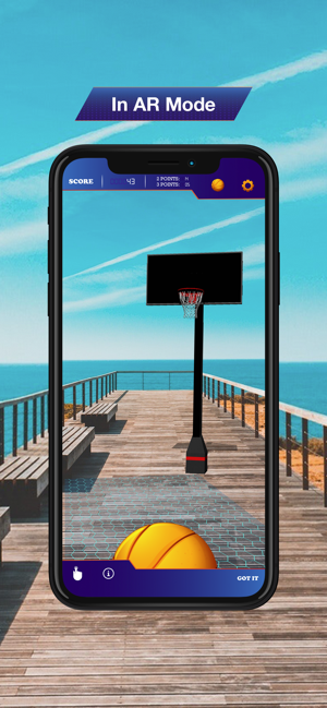 ‎Hoops AR BasketBall Hard Mode Screenshot