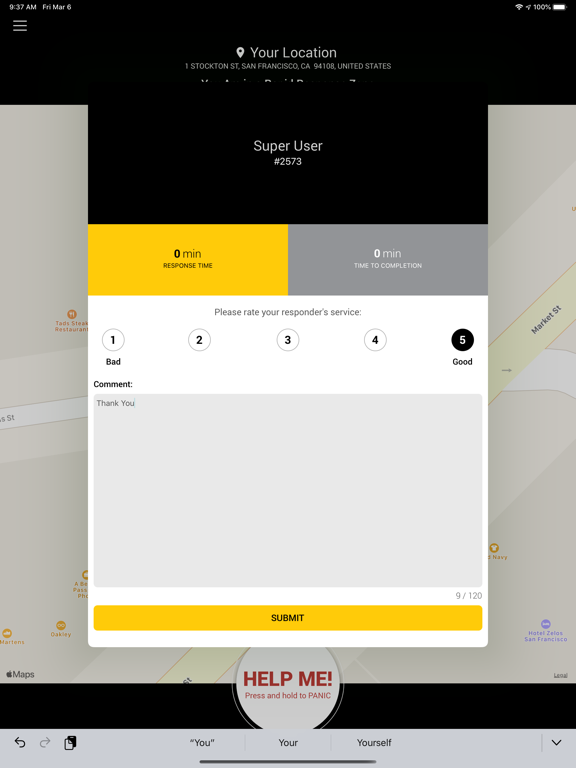 AA Armed Response iPad screenshot 6 - Utilities app