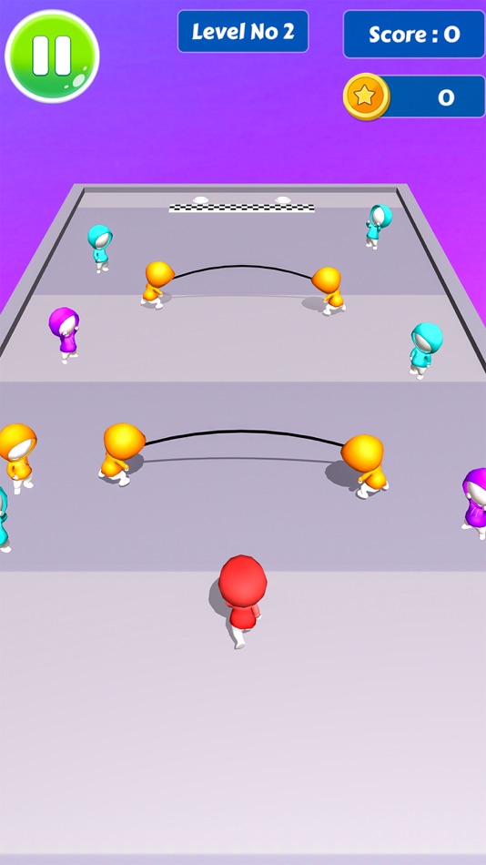 #1. Rope Run - Fun Race Game 3D! (iOS) Podle: BLEEDING EDGE STUDIO LTD