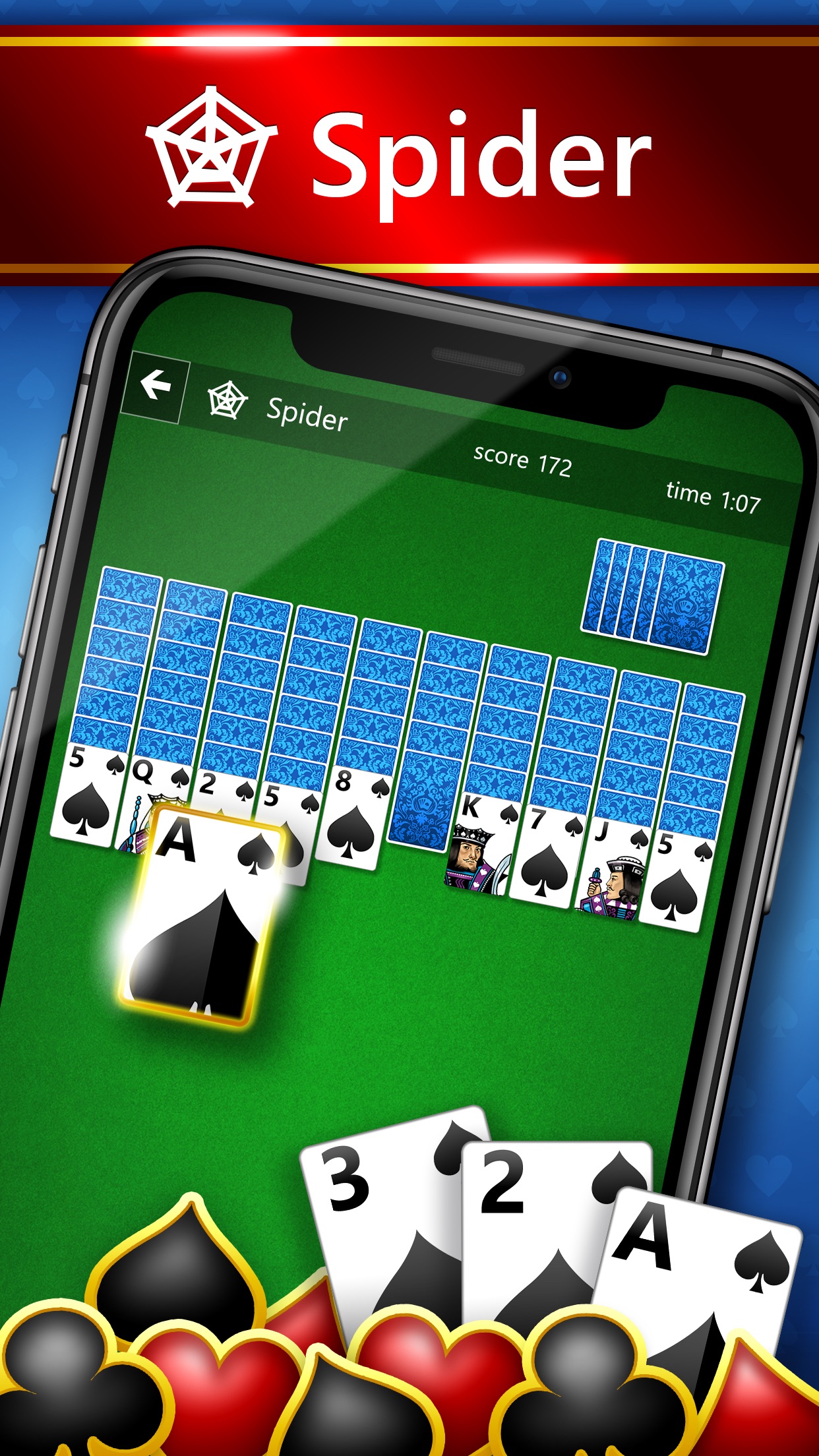 Screenshot do app Microsoft Solitaire Collection