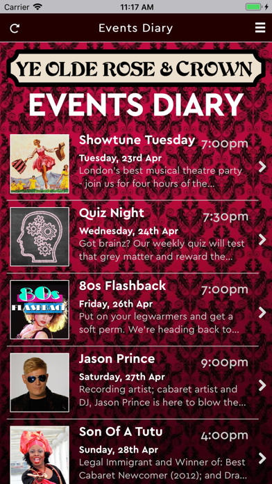 Screenshot #1 pour Rose & Crown
