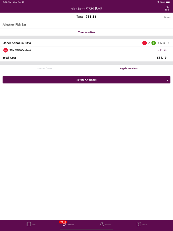Screenshot #6 pour Allestree Fish Bar