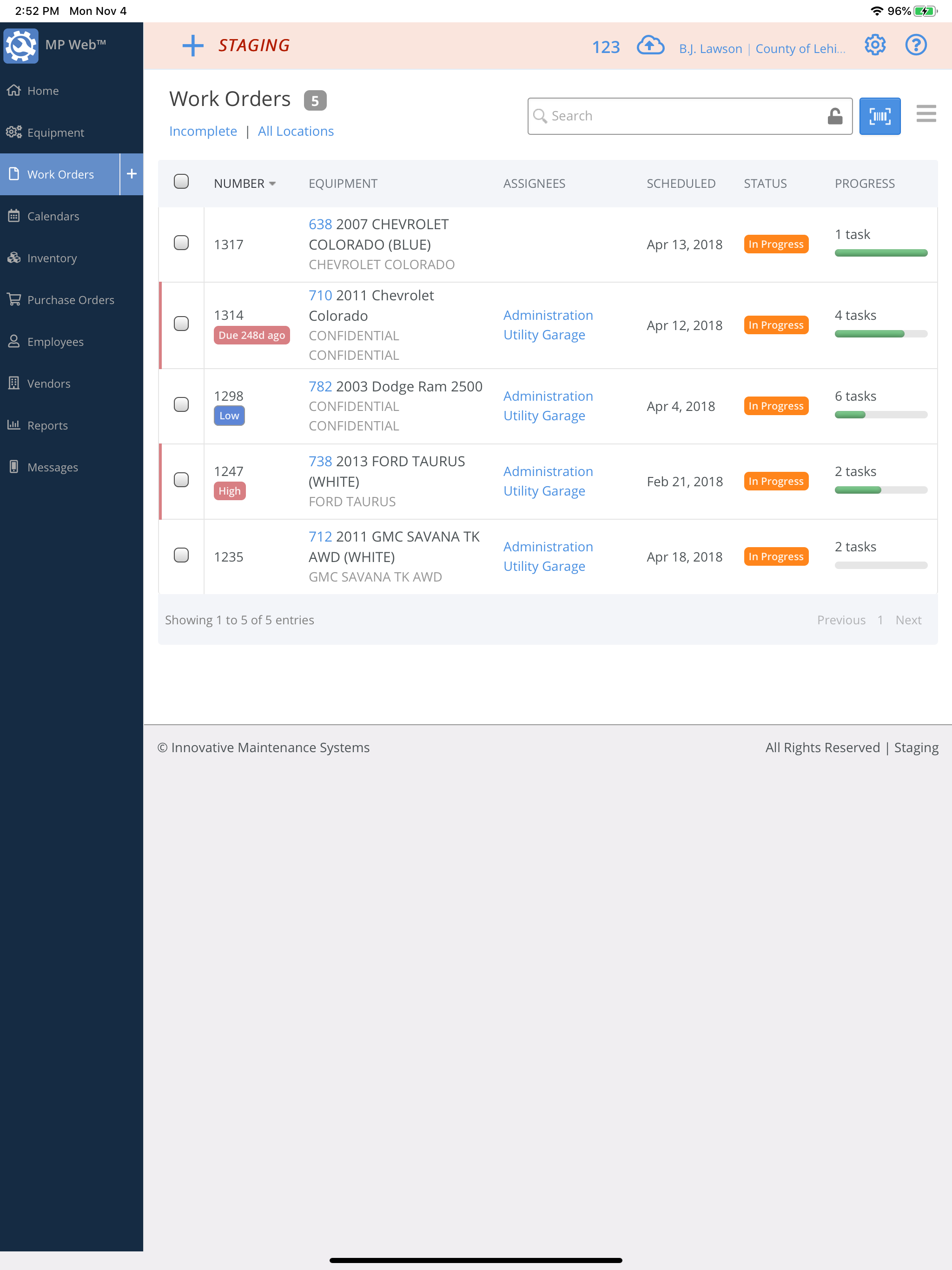 Maintenance Pro Web screenshot 9