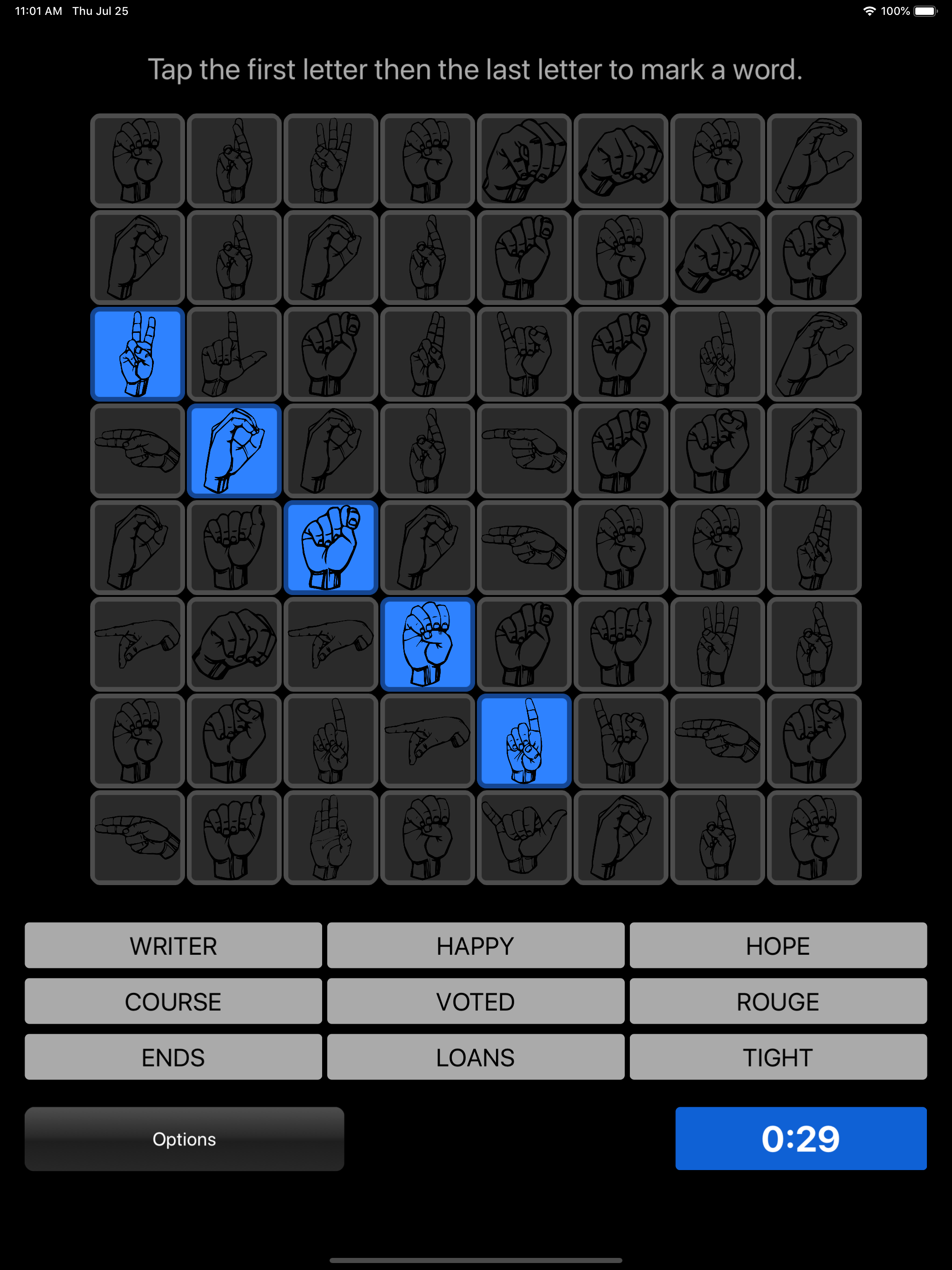 ASL Word Search