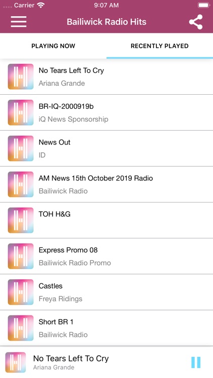 Bailiwick Radio Hits