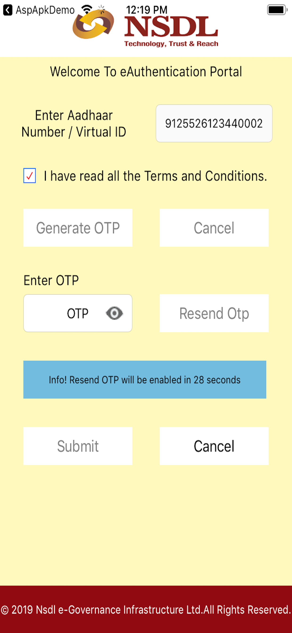 NSDL e-Governance