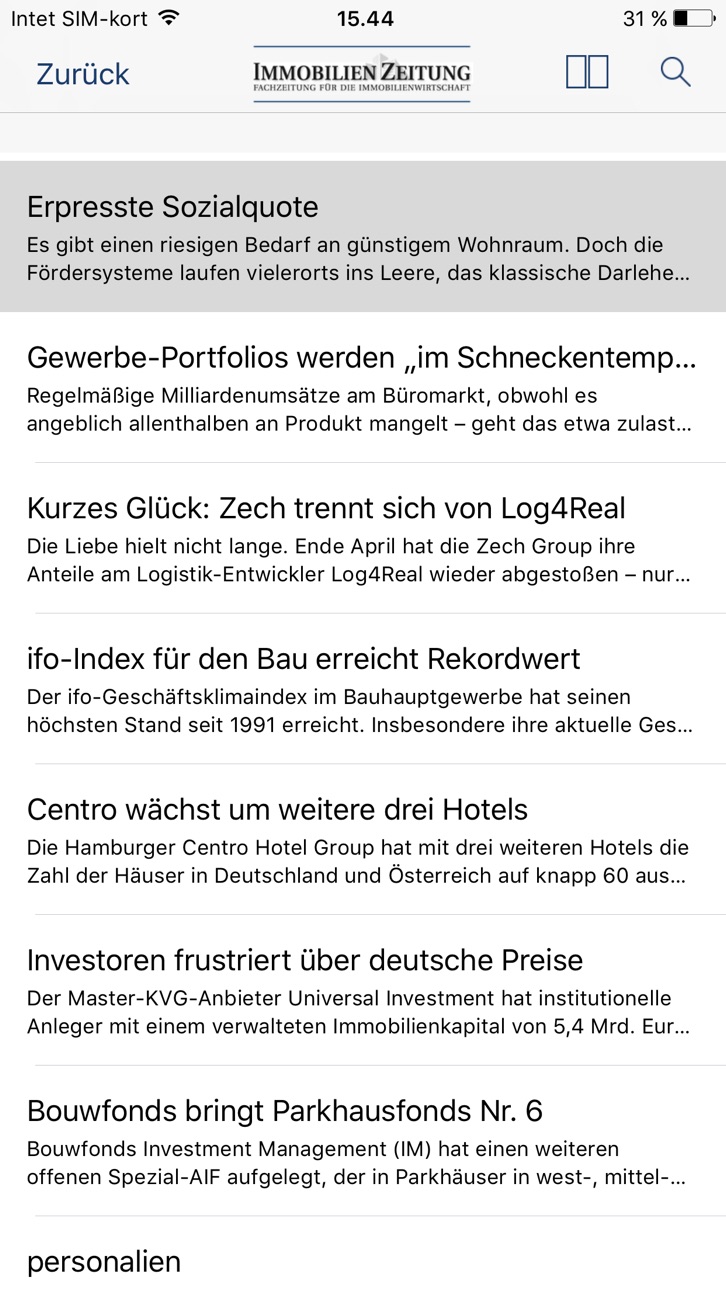 iPhone screenshot