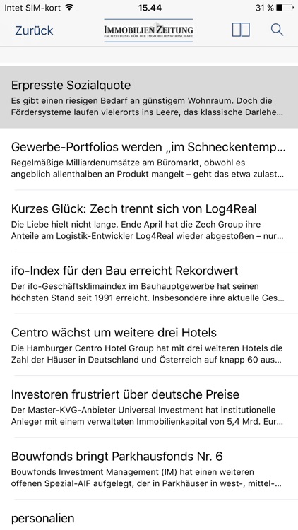 IZ – Immobilien Zeitung screenshot-4