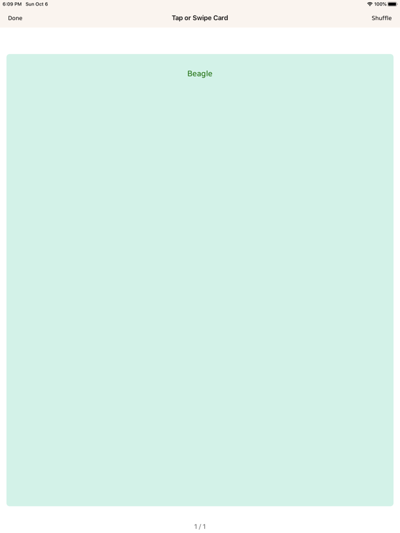 Unlimited Flash Cards iPad screenshot 9 - Utilities app