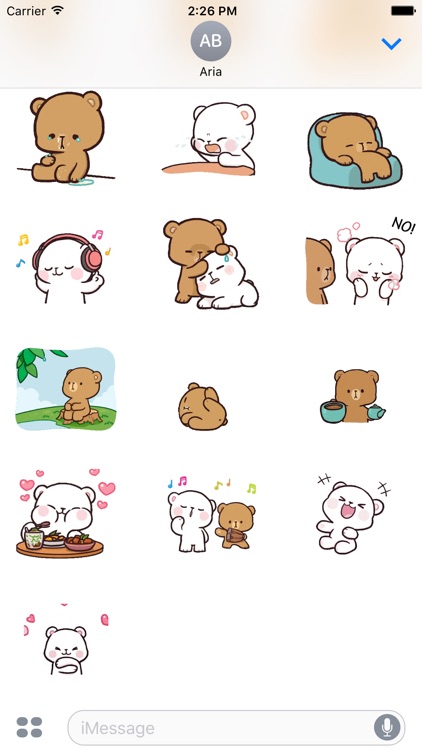 Animated Lovely Bear Couple screenshot-4